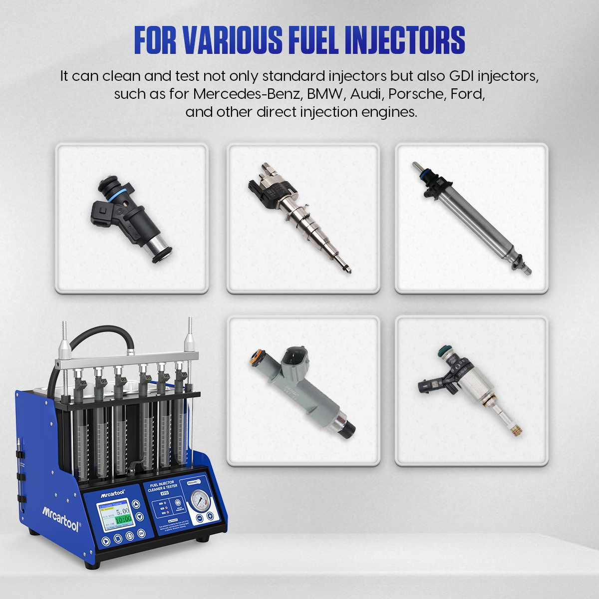 MR CARTOOL V310 Fuel Injector  - огляд і ціна Fuel Injector Tester
