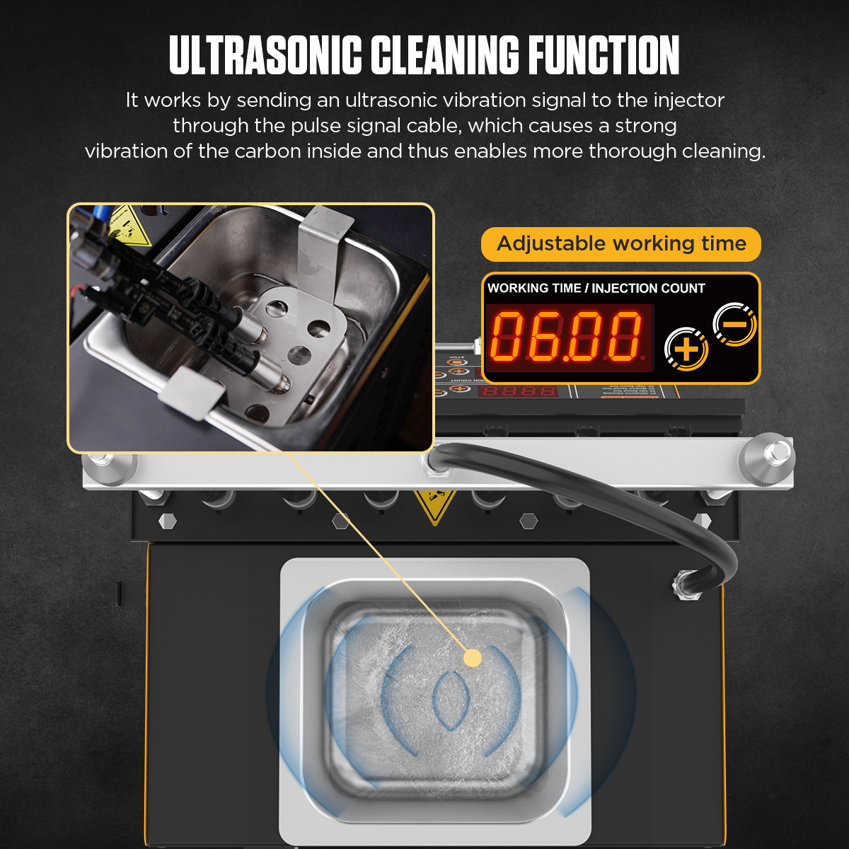 AUTOOL CT400 GDI EFI FEI Piezo - огляд і ціна Fuel Injector Tester